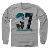 Mens Long Sleeve Heather Gray