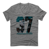 Mens Men's V-Neck Heather Gray
