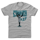 Mens Cotton T-Shirt Heather Gray