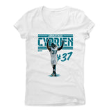 Womens Women's V-Neck White